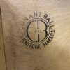 VINTAGE CONANT BALL Dark Wood 3 Drawer Chest of Drawers (Set of 2)