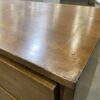 VINTAGE CONANT BALL Dark Wood 3 Drawer Chest of Drawers (Set of 2)