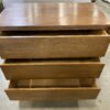 VINTAGE CONANT BALL Dark Wood 3 Drawer Chest of Drawers (Set of 2)