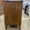 VINTAGE CONANT BALL Dark Wood 3 Drawer Chest of Drawers (Set of 2)