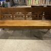 Sturdy Wall-Wood 4-Seater Bench