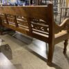 Sturdy Wall-Wood 4-Seater Bench