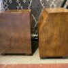 HENREDON Artefacts Campaign Style Tilt-Drawer Nightstands (Set of 2)