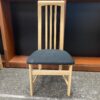 Blonde Veneer High-Back Dining Chair (Set of 4)