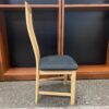 Blonde Veneer High-Back Dining Chair (Set of 4)