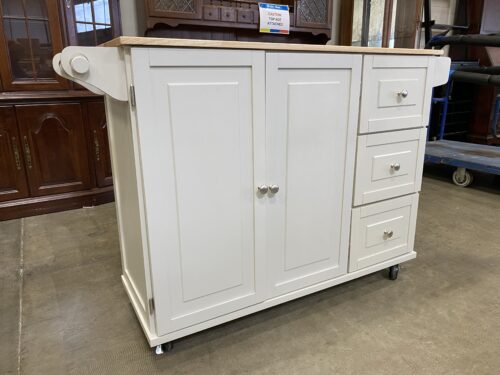 ASHLEY FURNITURE Dovelina Kiopy Rolling Kitchen Island