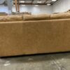Caramel Leather Plush Sofa
