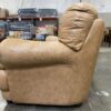 Caramel Leather Plush Sofa
