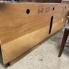 Dark Wooden 4-Door Console Table