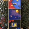 Slim Abstract Mixed Medium Wall Art