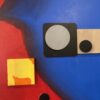 Slim Abstract Mixed Medium Wall Art