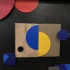 Slim Abstract Mixed Medium Wall Art