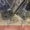 Minimal Modern Acrylic Seat Barstools (Set of 2)