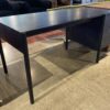 BLU DOT Black Minimal 2-Drawer Desk