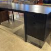 BLU DOT Black Minimal 2-Drawer Desk