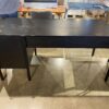 BLU DOT Black Minimal 2-Drawer Desk