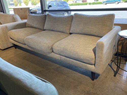 Minimal Modern Neutral Grey 3-Seater Sofa