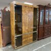 THOMASVILLE Founders Vintage Lighted Burled Wood China Cabinet