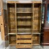 THOMASVILLE Founders Vintage Lighted Burled Wood China Cabinet