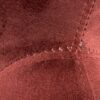 Tufted Crushed Velvet Burgundy Accent Chair