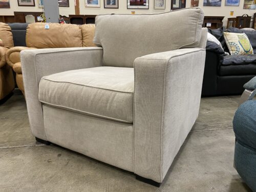 JONATHAN LOUIS Beige Box Accent Chair