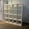 White Minimal Cube Shelf