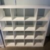 White Minimal Cube Shelf