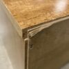 Light 2-Drawer Nightstands w/ Brass Hardware (Set of 2)