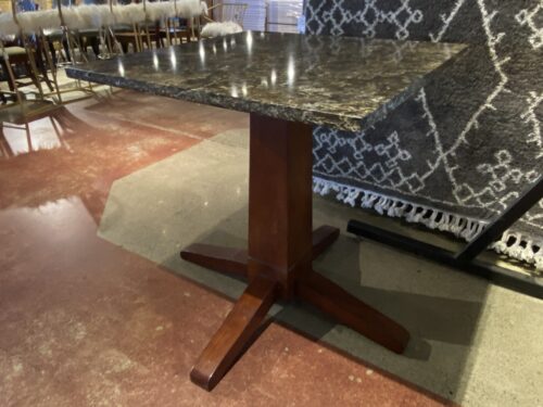 Sparkly Square Granite Top Dining Table