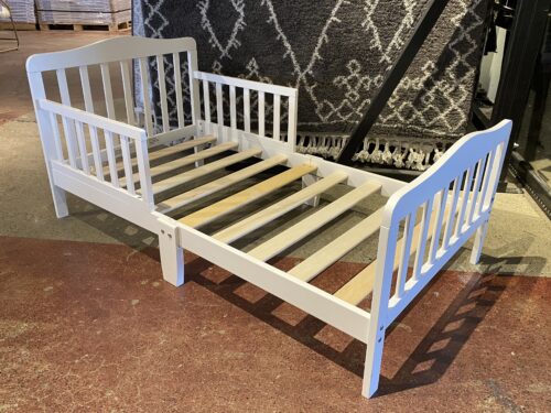 DREAM ON ME White Toddler Bed