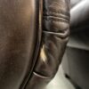 Classic Pushback Reclining Brown Leather Armchair
