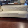 ETHAN ALLEN  Chic Modern Cream Button Tuft Sofa