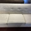 ETHAN ALLEN  Chic Modern Cream Button Tuft Sofa