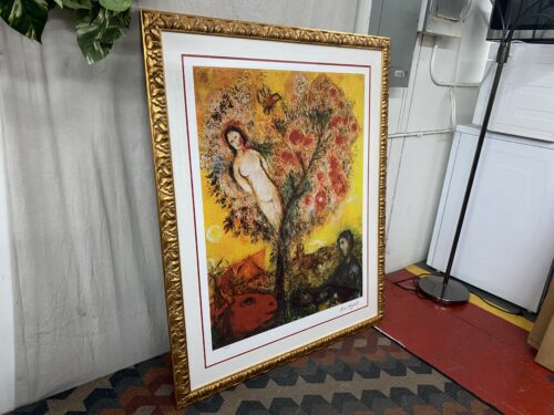 "Tree Over Village" Limited Edition Framed Print by Marc Chagall