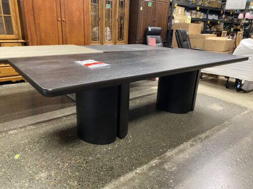 NEW! RESTORATION HARDWARE Madero 108" Dining Table in Black Oak