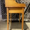 Bright Honey Blonde Writing Desk w/ Cubby Storage