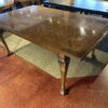 Vintage French Style Dining Table with Curved Legs