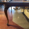 Vintage French Style Dining Table with Curved Legs