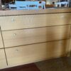 Minimalist Six Drawer Longboy Dresser in Natural