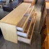 Minimalist Six Drawer Longboy Dresser in Natural