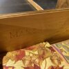 MANOR HOUSE Rustic China Hutch with Swirl Carving and Shutter Style Doors
