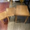 Wooden Nesting Table (Set of 3)
