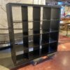 IKEA Kallax 16 Cubby Black Brown Shelf Unit