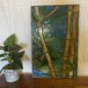 Bamboo Stained Glass Panel