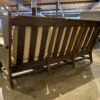Antiqued Pine Old Tavern Frame Three Seater Sofa with Off White Cushions