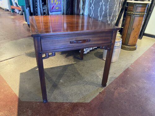 ANTIQUITIES  by Stickley Square Wooden End Table