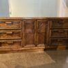 Vintage Nine Drawer Dresser with Pencil Fluting Detail