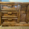 Vintage Nine Drawer Dresser with Pencil Fluting Detail