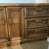 Vintage Nine Drawer Dresser with Pencil Fluting Detail