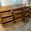 Vintage Nine Drawer Dresser with Pencil Fluting Detail